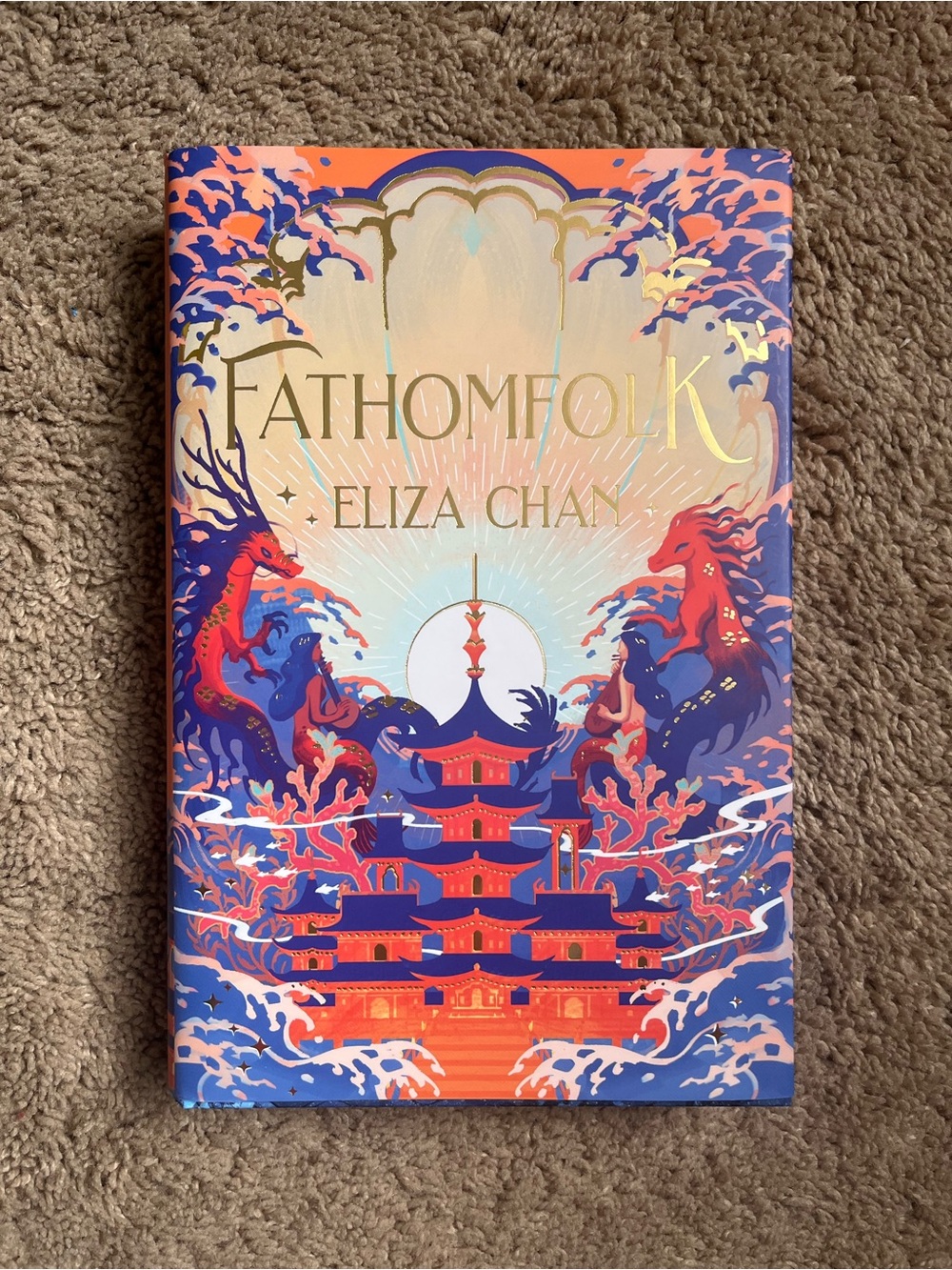 SPECIAL SIGNED EDITION Illumicrate Exclusive Fathomfolk by Eliza Chan Hardcover